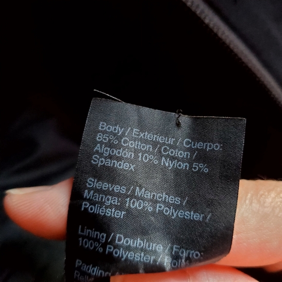 RYU Unisex Black Quilted Bomber Jacket Size Large - Picture 11 of 13